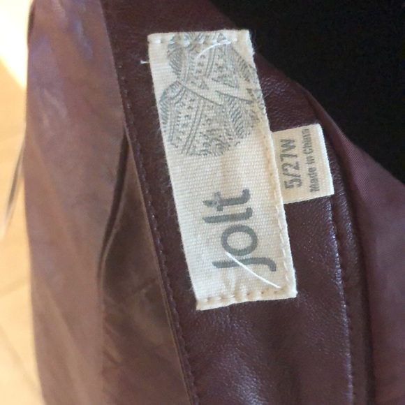 Vegan leather mini skirt - Picture 5 of 6